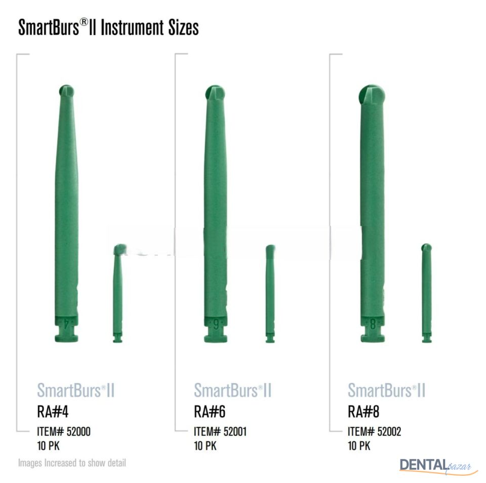 Smartburs II Çürük Temizleme Frezi - Refil 10 Adet