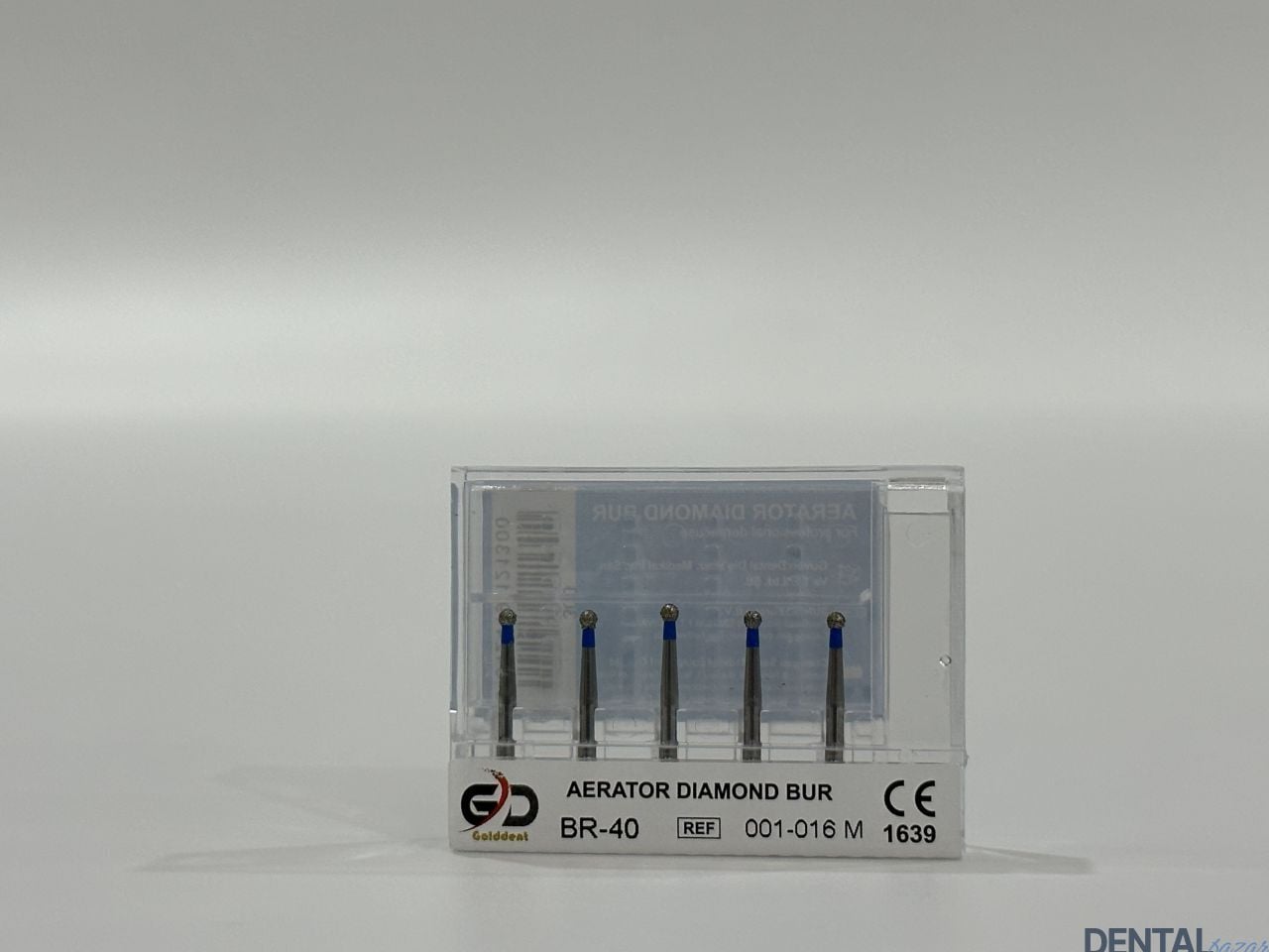Golddent Elmas Frez BR-40 - 001-016 M - Yuvarlak (Mavi Kuşak)
