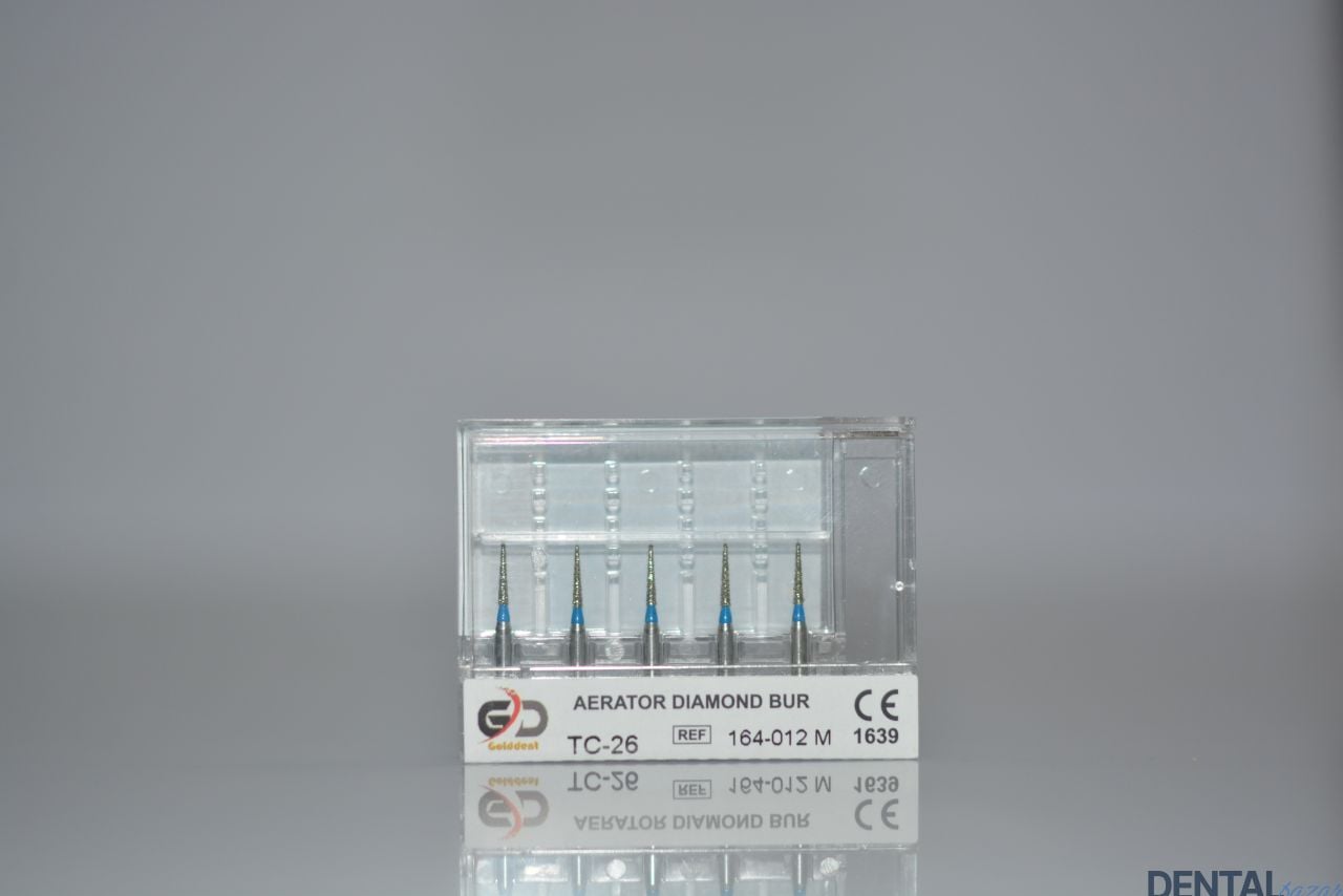 Golddent Elmas Frez TC-26 - 164-012 M - İğne (Mavi Kuşak)