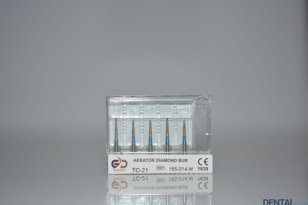 Golddent Elmas Frez TC-21 - 165-014 M - İğne (Mavi Kuşak)