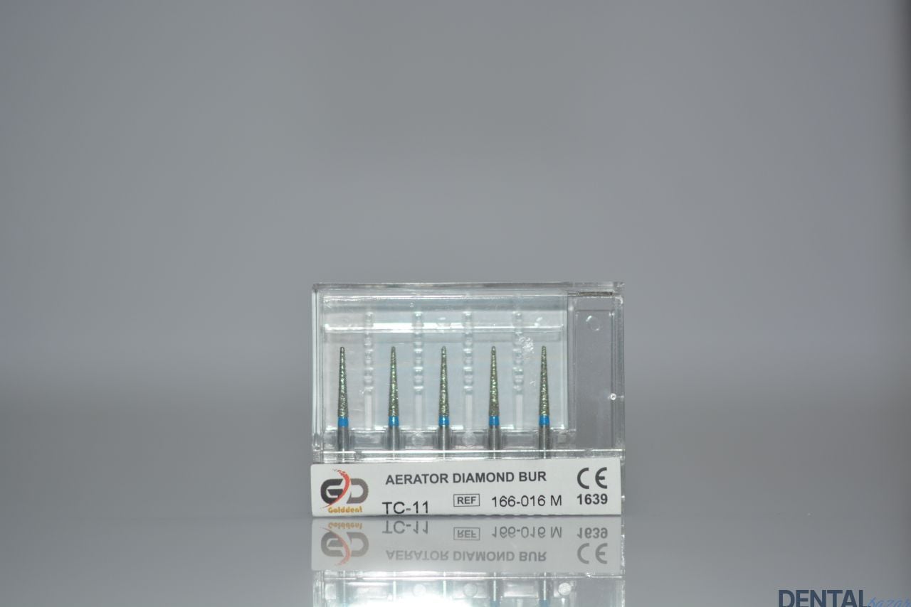 Golddent Elmas Frez TC-11 - 166-016 M - İğne (Mavi Kuşak)