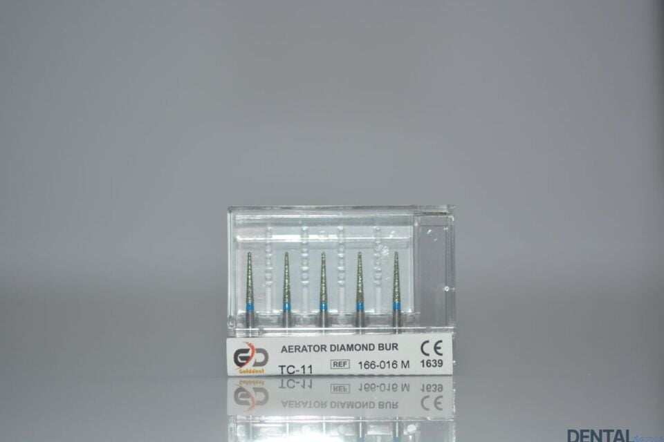 Golddent Elmas Frez TC-11 - 166-016 M - İğne (Mavi Kuşak)