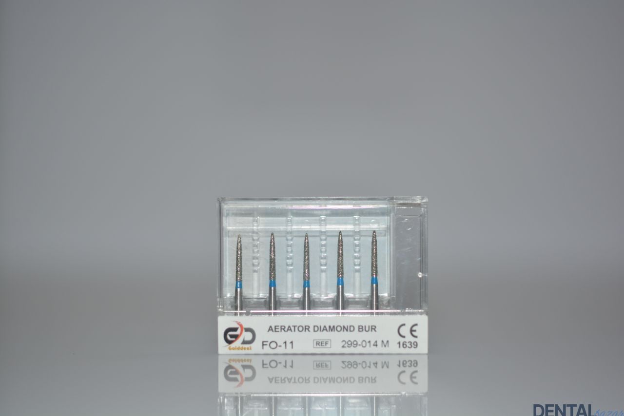 Golddent Elmas Frez FO-11 - 299-014 M - Alev (Mavi Kuşak)