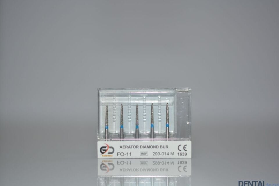 Golddent Elmas Frez FO-11 - 299-014 M - Alev (Mavi Kuşak)