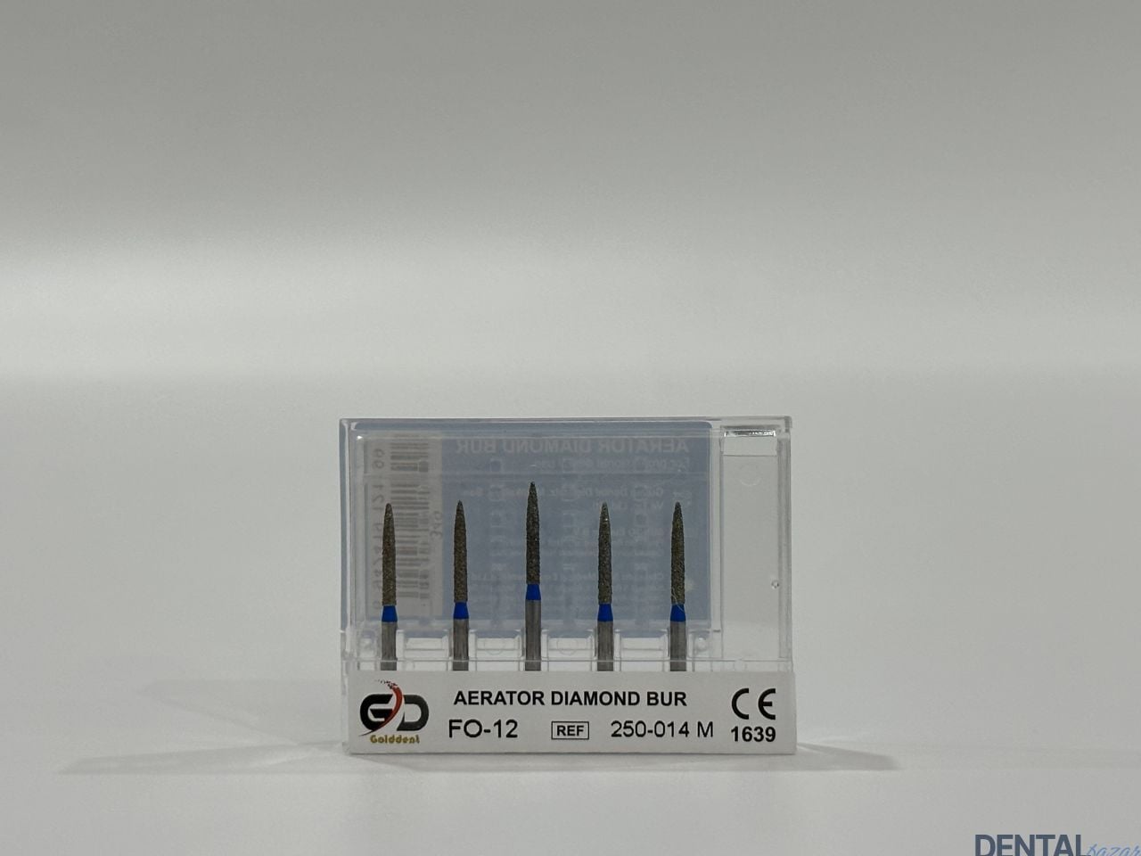 Golddent Elmas Frez FO-12 - 250-014 M - Alev (Mavi Kuşak)