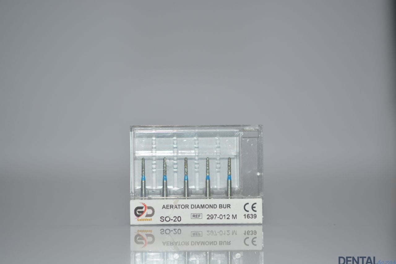 Golddent Elmas Frez SO-20 - 297-012 M - Alev (Mavi Kuşak)