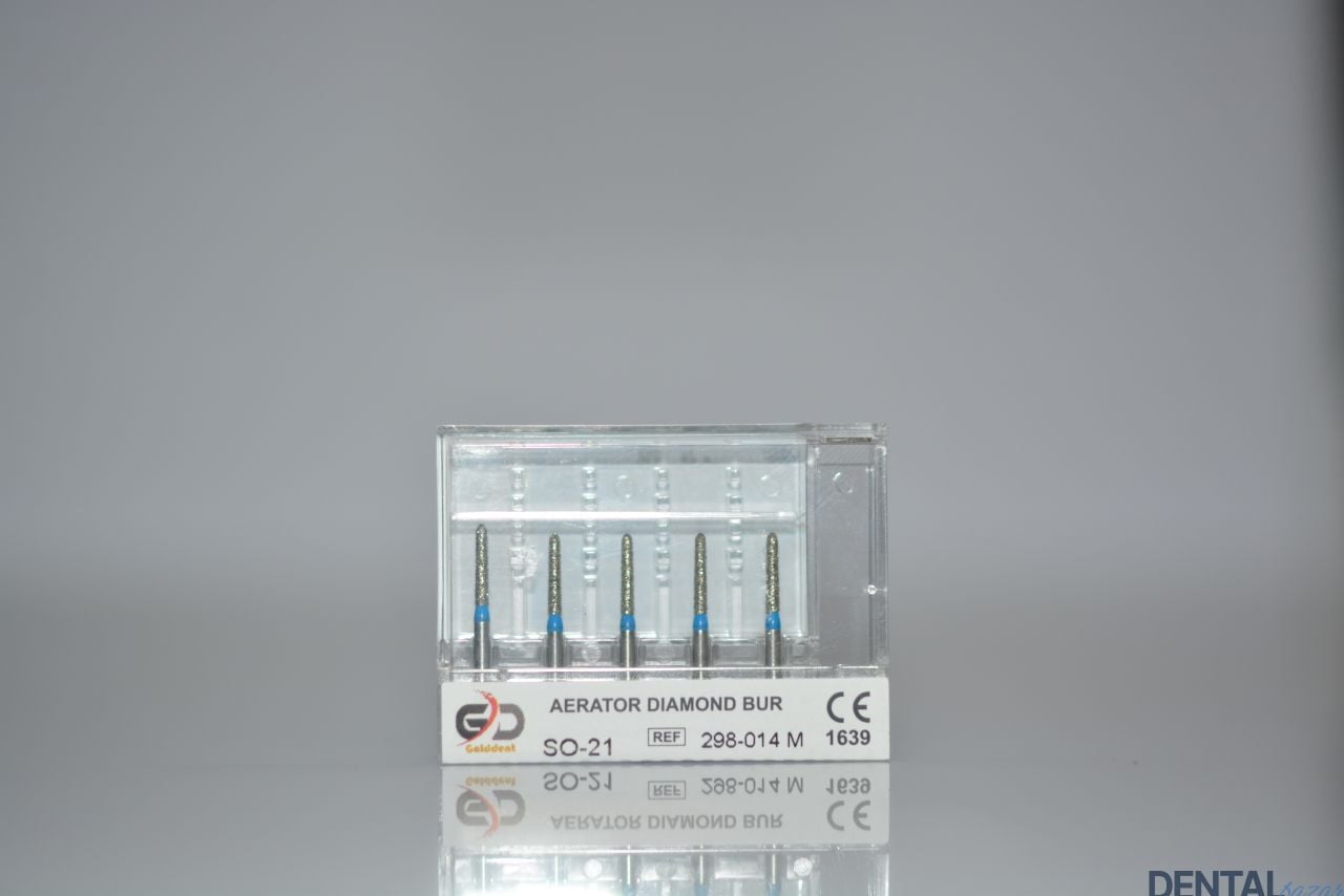 Golddent Elmas Frez SO-21 - 298-014 M - Alev (Mavi Kuşak)