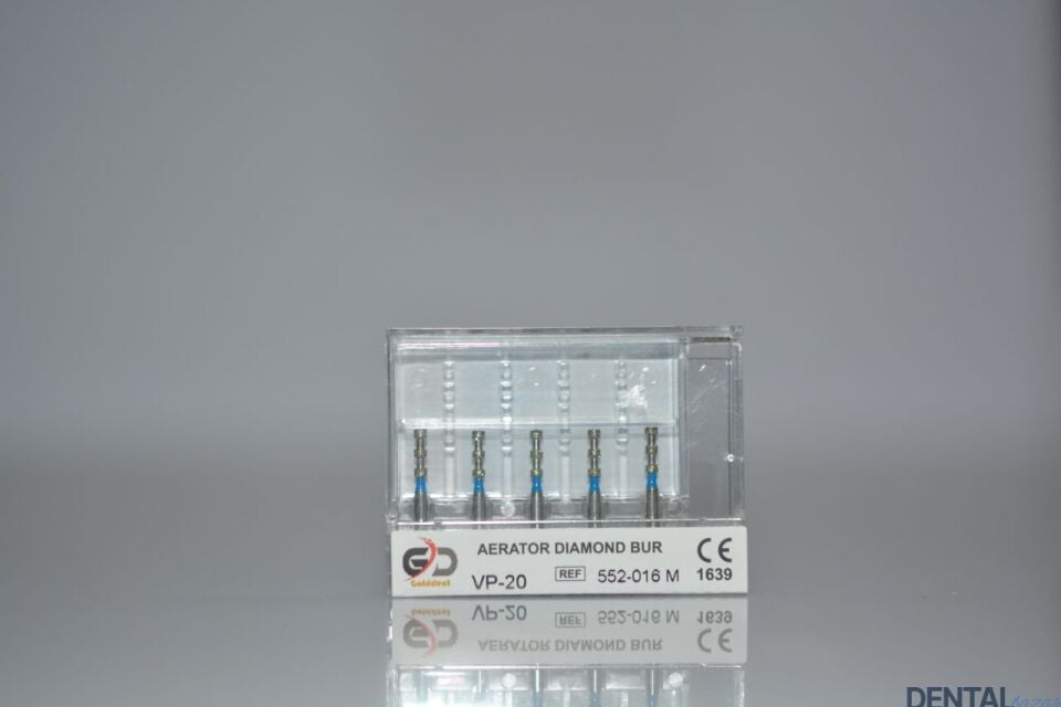 Golddent Elmas Frez VP-20 - 552-016 M - Derinlik İşaretleme (Mavi Kuşak)