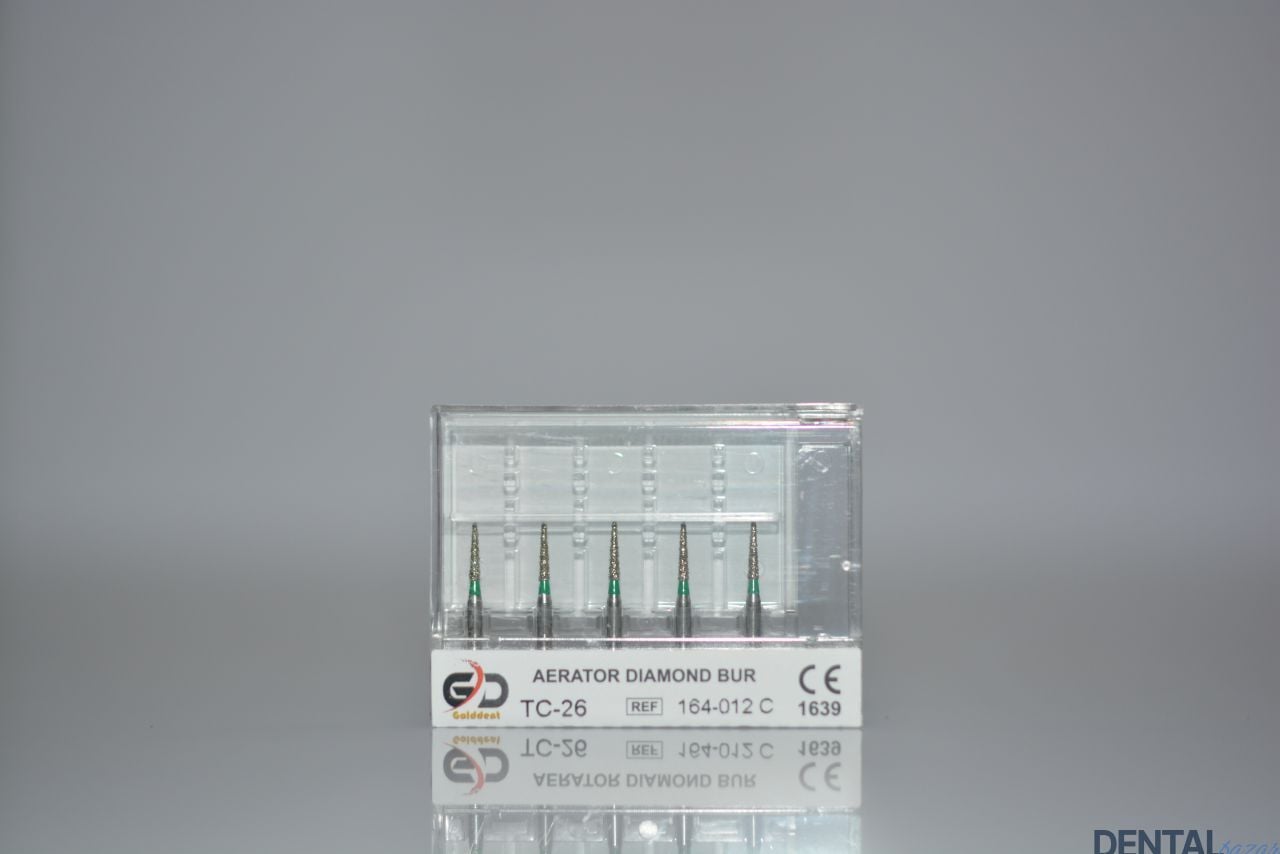 Golddent Elmas Frez TC-26 - 164-012 C - İğne (Yeşil Kuşak)