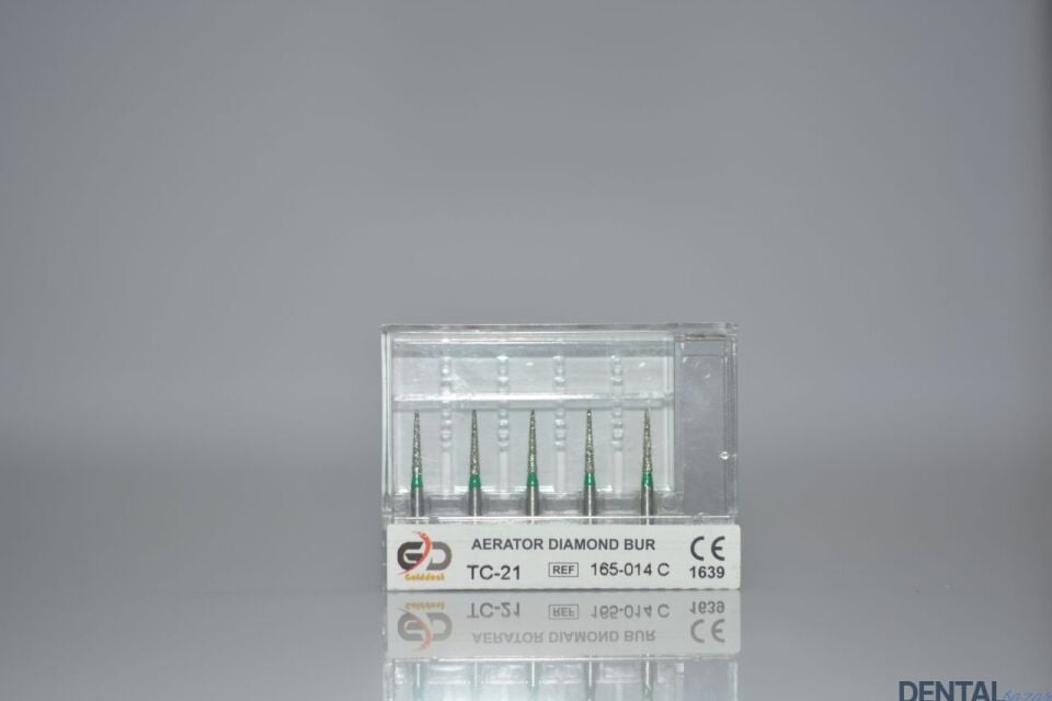 Golddent Elmas Frez TC-21 - 165-014 C - İğne (Yeşil Kuşak)