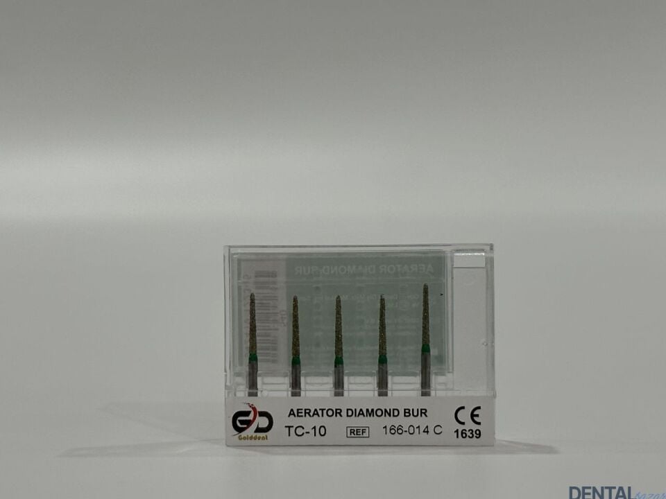 Golddent Elmas Frez TC-10 - 166-014 C - İğne (Yeşil Kuşak)