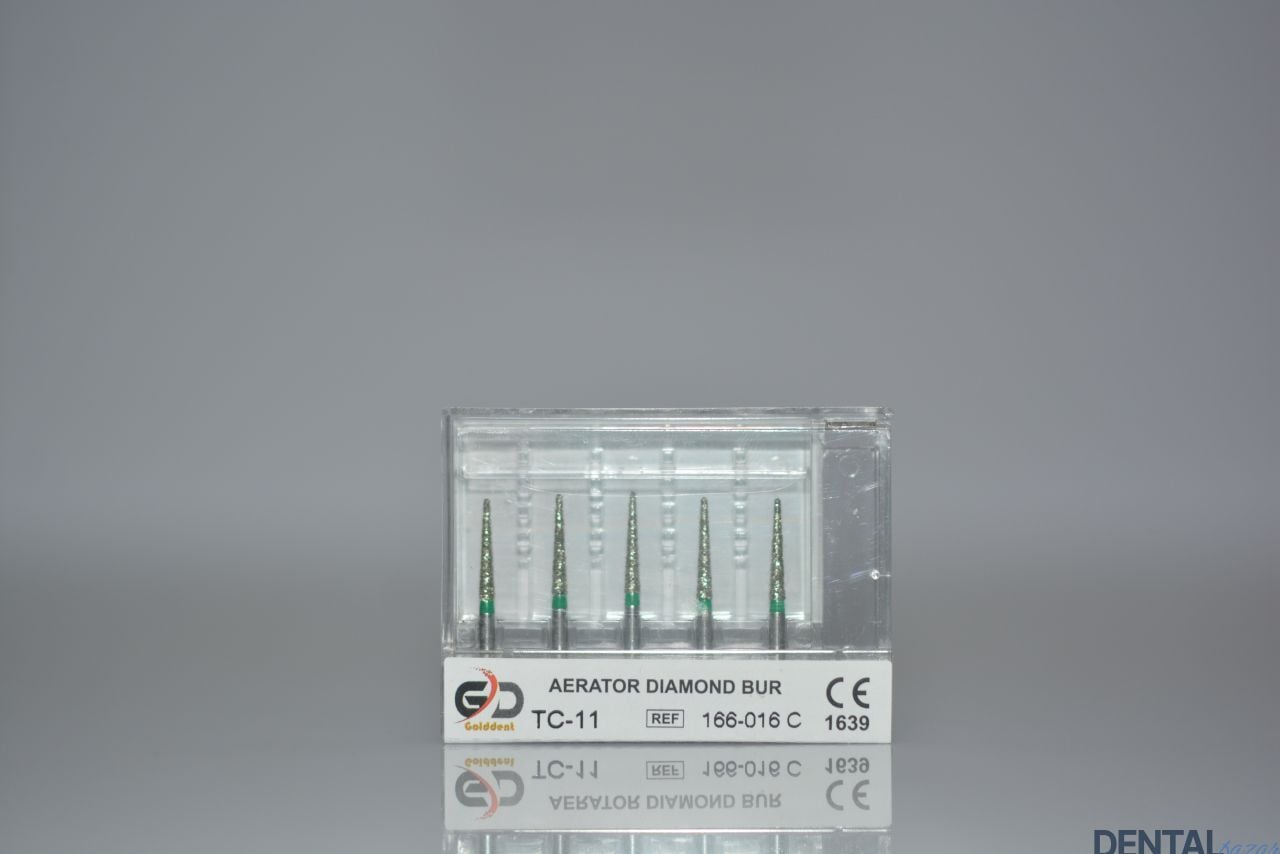 Golddent Elmas Frez TC-11 - 166-016 C - İğne (Yeşil Kuşak)