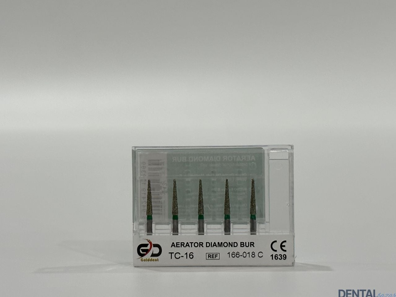 Golddent Elmas Frez TC-16 - 166-018 C - İğne (Yeşil Kuşak)
