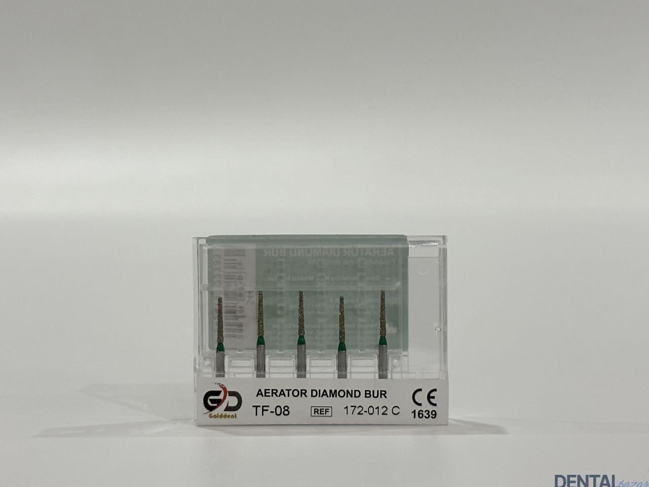 Golddent Elmas Frez TF-08 - 172-012 C - Düz Uçlu Konik (Yeşil Kuşak)