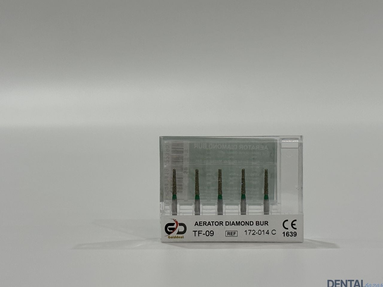 Golddent Elmas Frez TF-09 - 172-014 C - Düz Uçlu Konik (Yeşil Kuşak)