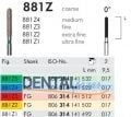 881Z Zirkon İçin Elmas Frez - 2 Adet