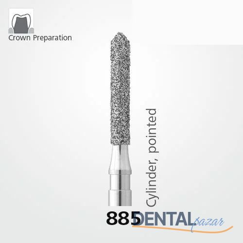 885 Sentetik Elmas Frez - 5 Adet - Silindir