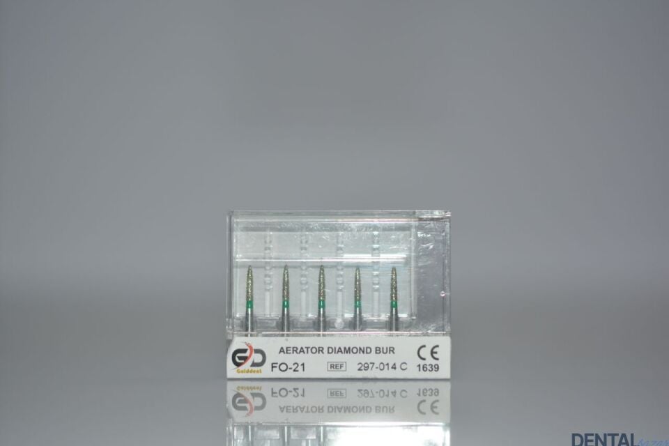 Golddent Elmas Frez FO-21 - 297-014 C - Alev (Yeşil Kuşak)
