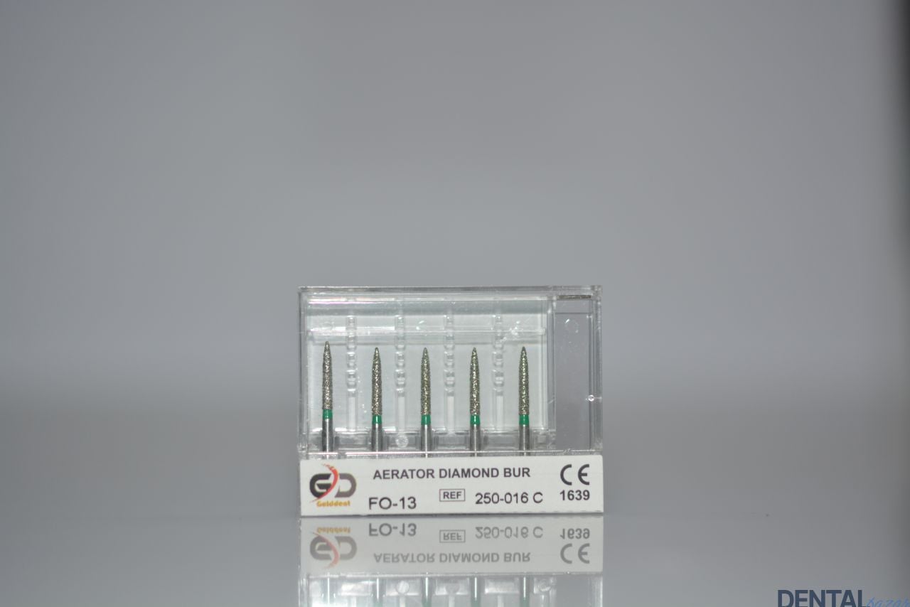 Golddent Elmas Frez FO-13 - 250-016 C - Alev (Yeşil Kuşak)