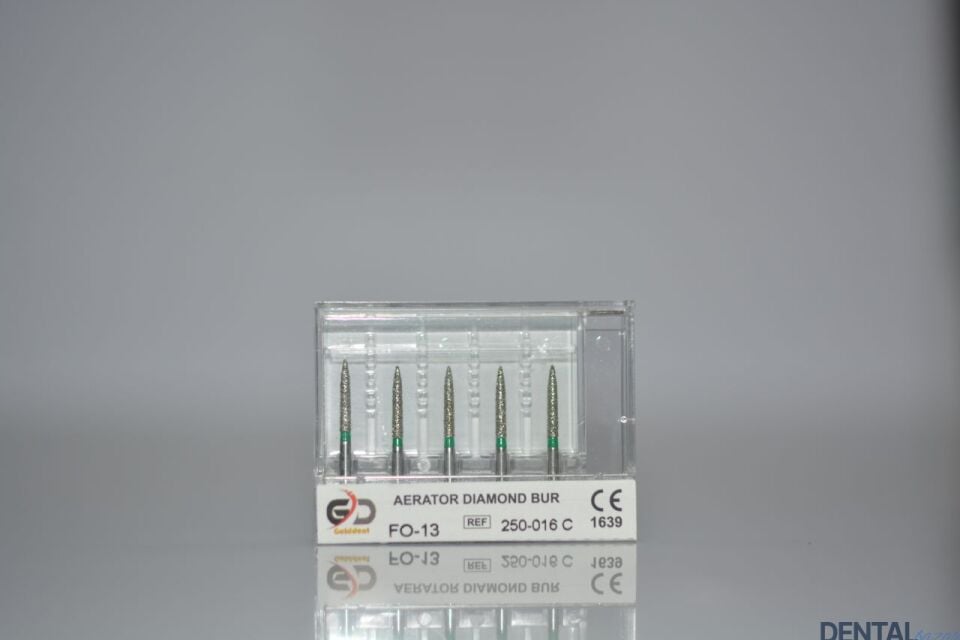 Golddent Elmas Frez FO-13 - 250-016 C - Alev (Yeşil Kuşak)