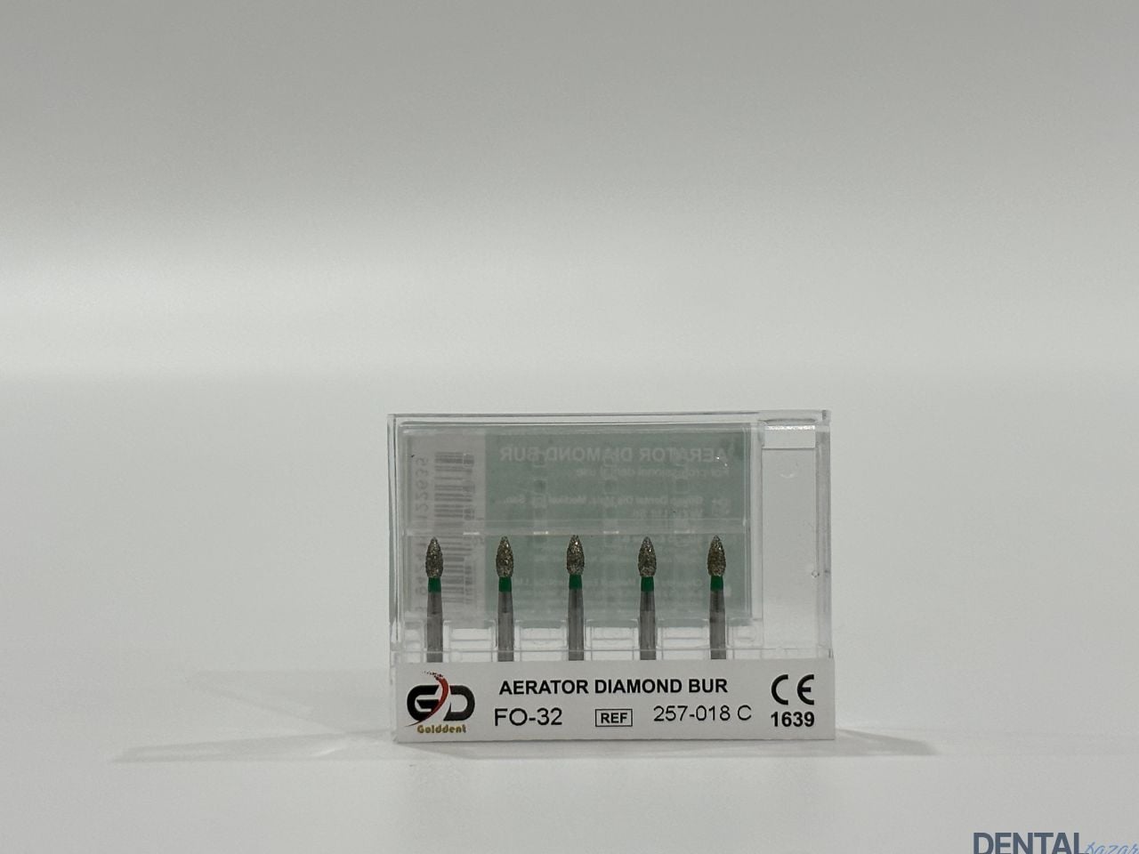 Golddent Elmas Frez FO-32 - 257-018 C - Yumurta (Yeşil Kuşak)