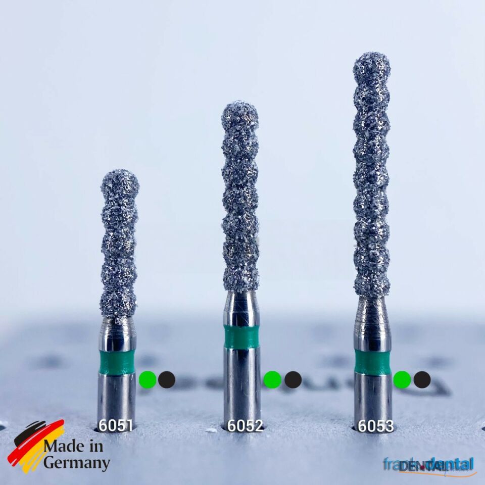 Doğal Elmas Frez - Sipiral - 6052 - 5 Adet
