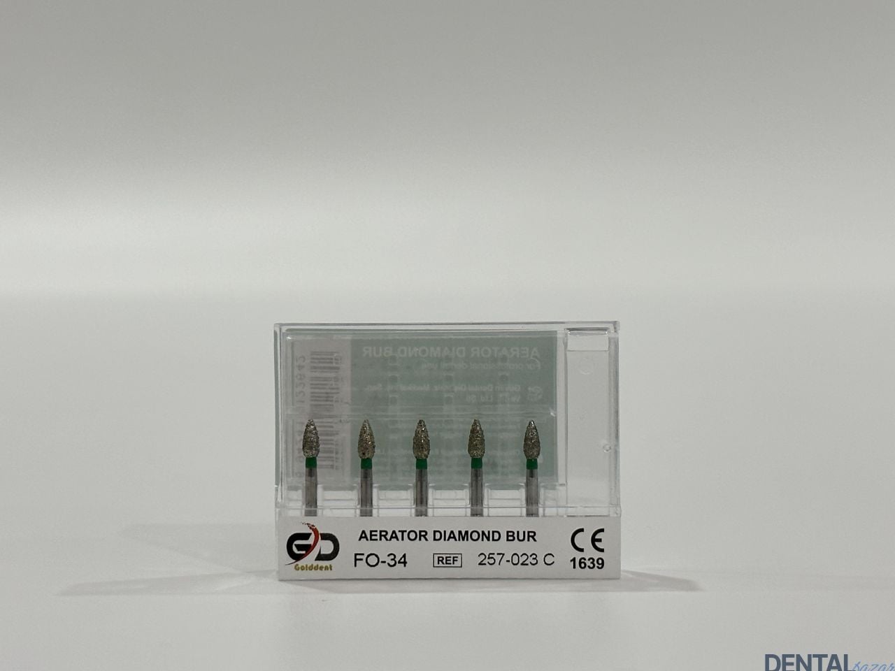 Golddent Elmas Frez FO-34 - 257-023 C - Yumurta (Yeşil Kuşak)