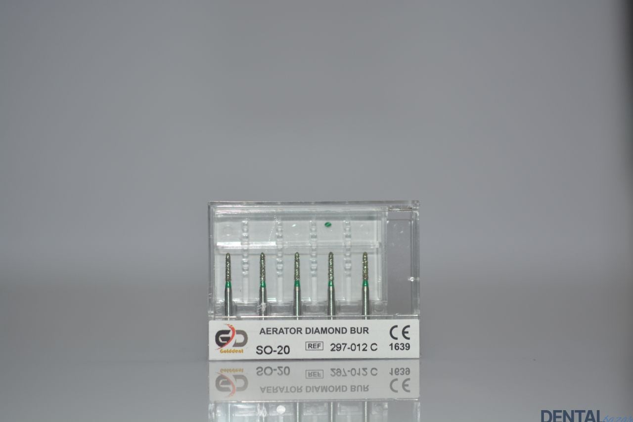 Golddent Elmas Frez SO-20 - 297-012 C - Alev (Yeşil Kuşak)