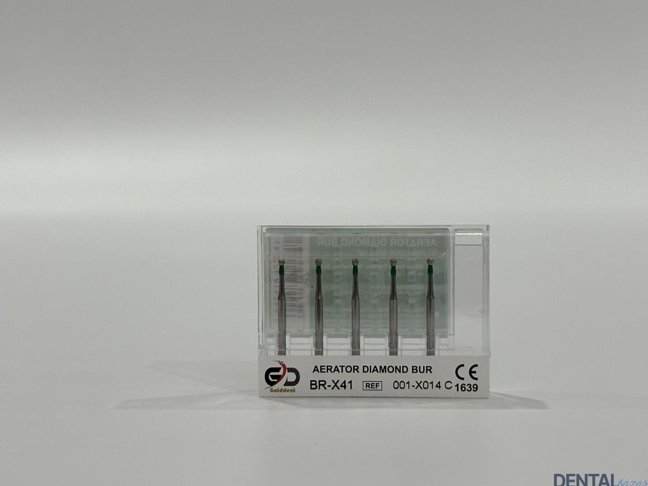 Golddent Elmas Frez BR-X41 - 001-X014 C - Yuvarlak (Yeşil Kuşak)
