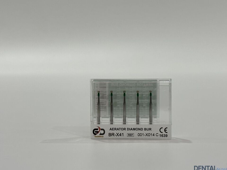 Golddent Elmas Frez BR-X41 - 001-X014 C - Yuvarlak (Yeşil Kuşak)