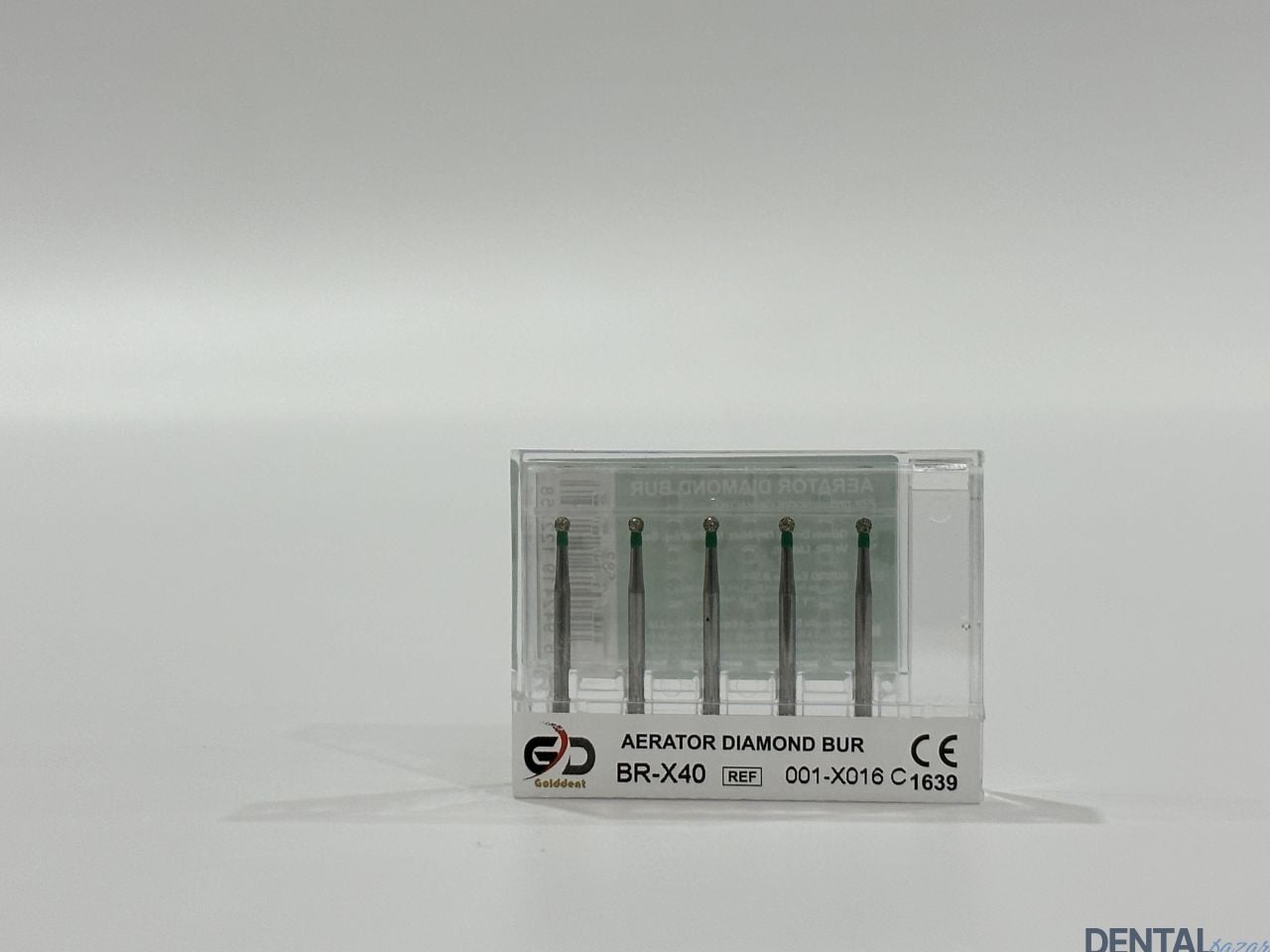 Golddent Elmas Frez BR-X40 - 001-X016 C - Yuvarlak (Yeşil Kuşak)