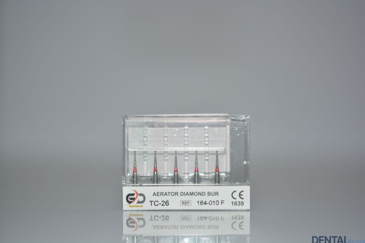 Golddent Elmas Frez TC-26 - 164-010 F - İğne (Kırmızı Kuşak)