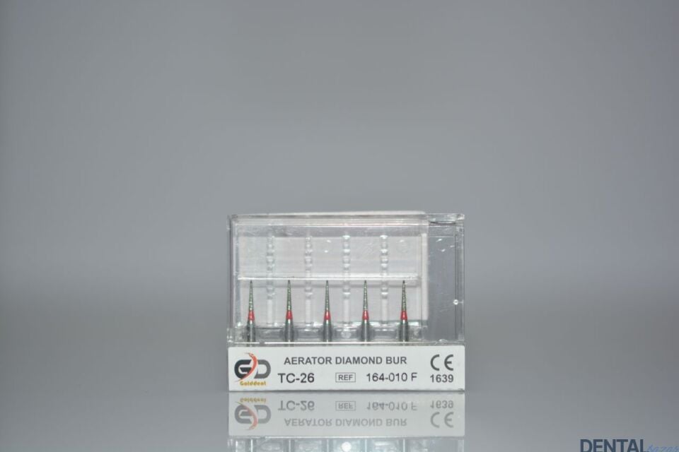 Golddent Elmas Frez TC-26 - 164-010 F - İğne (Kırmızı Kuşak)