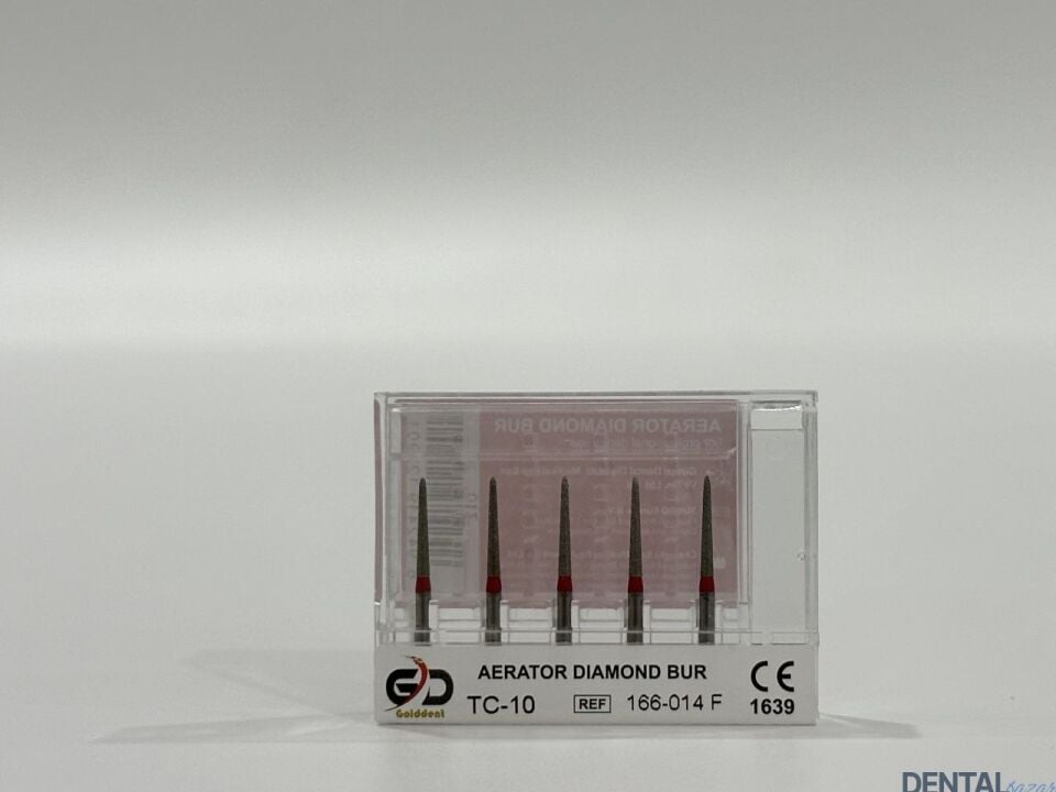 Golddent Elmas Frez TC-10 - 166-014 F - İğne (Kırmızı Kuşak)