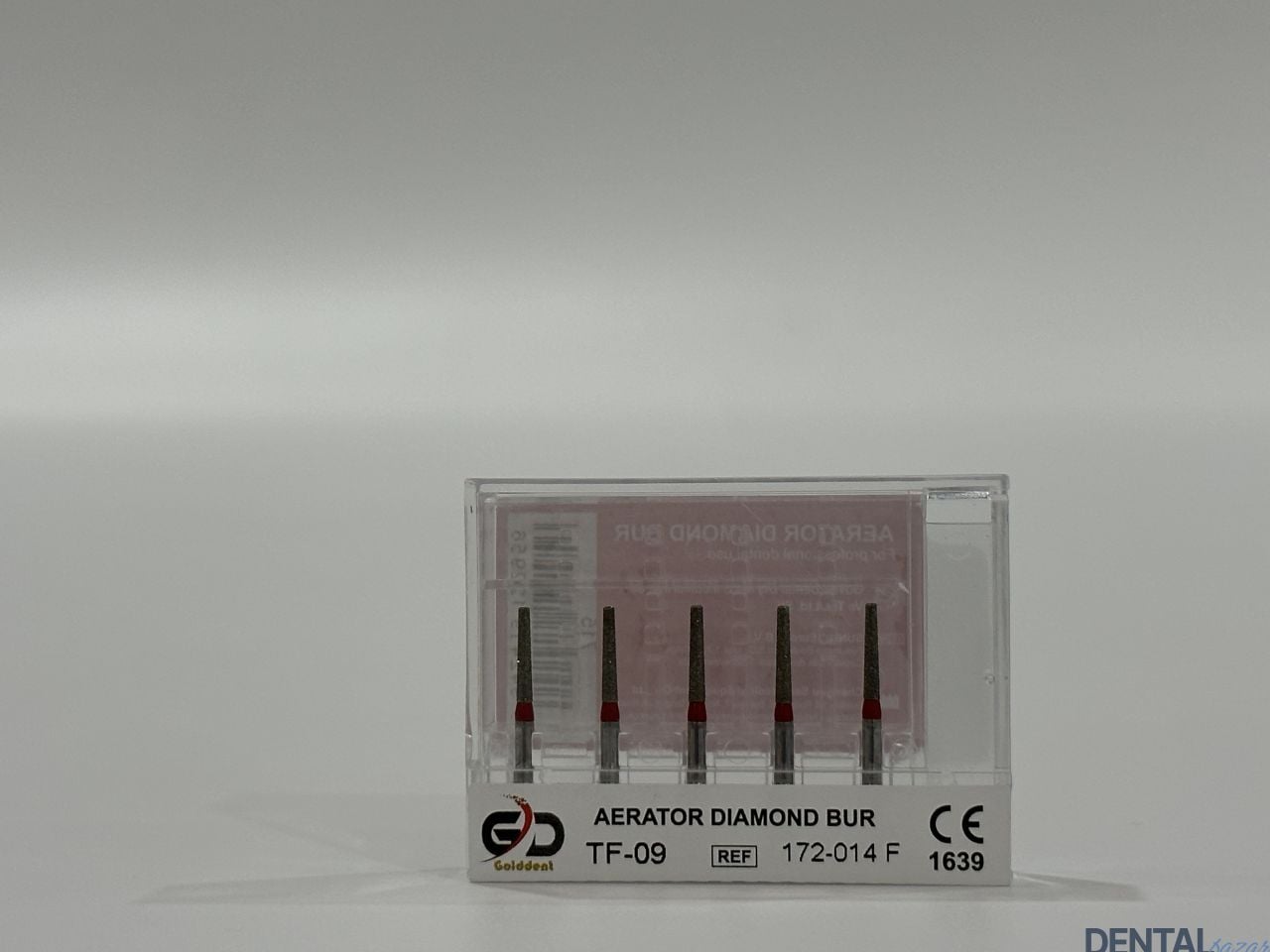 Golddent Elmas Frez TF-09 - 172-014 F - Düz Uçlu Konik (Kırmızı Kuşak)
