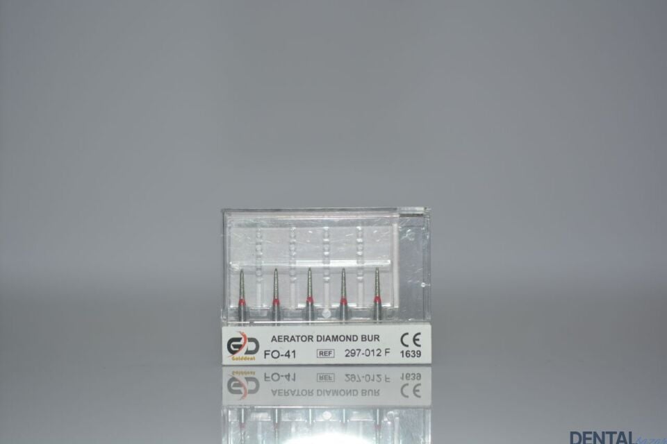 Golddent Elmas Frez FO-41 - 297-012 F - Alev (Kırmızı Kuşak)