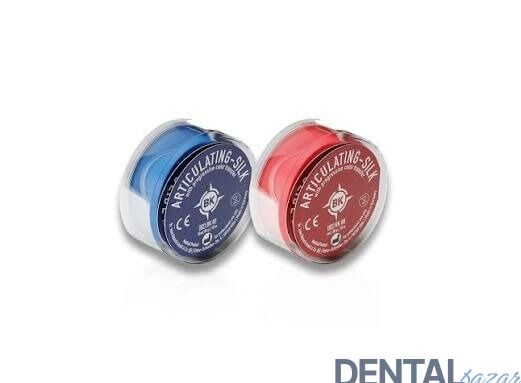 Bausch 80 Mikron Artikülasyon İpeği 16 mm × 10 m BK07 Mavi