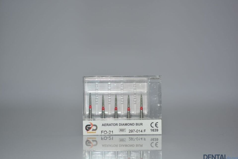 Golddent Elmas Frez FO-21 - 297-014 F - Alev (Kırmızı Kuşak)