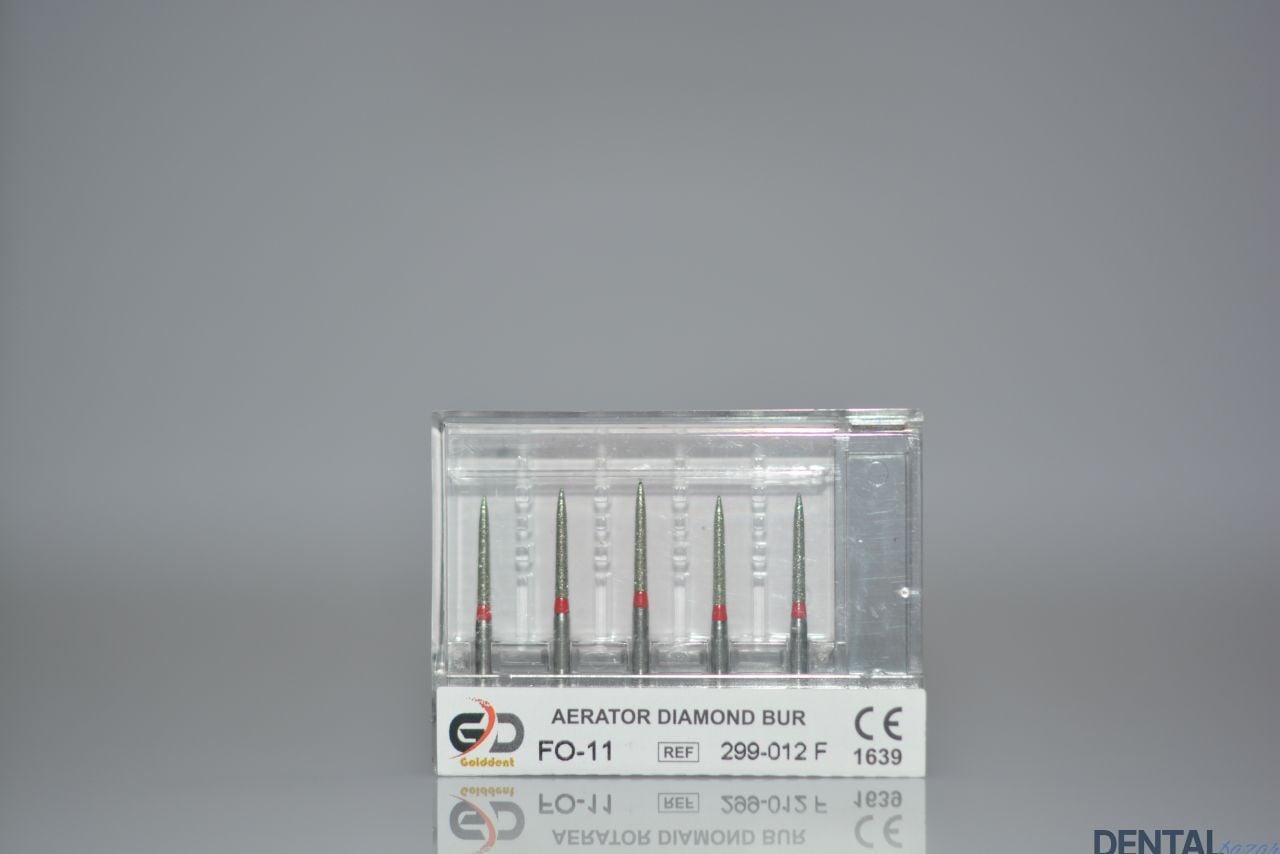 Golddent Elmas Frez FO-11 - 299-012 F - Alev (Kırmızı Kuşak)