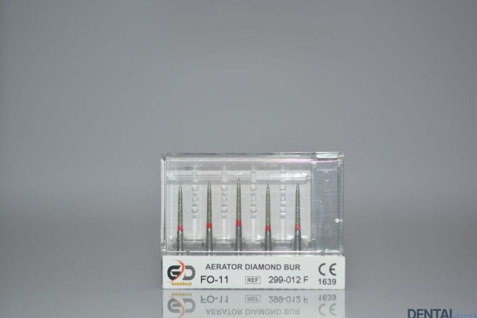 Golddent Elmas Frez FO-11 - 299-012 F - Alev (Kırmızı Kuşak)