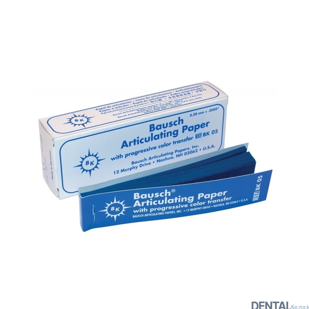 Bausch 200 Mikron Artikülasyon Kağıdı (Mavi-Kitapçık Form) BK05
