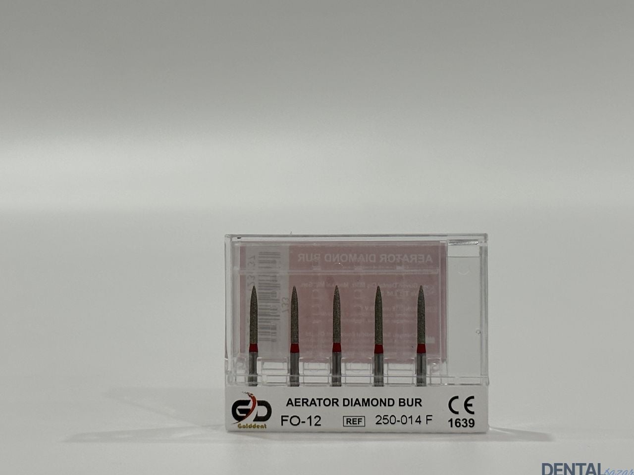Golddent Elmas Frez FO-12 - 250-014 F - Alev (Kırmızı Kuşak)
