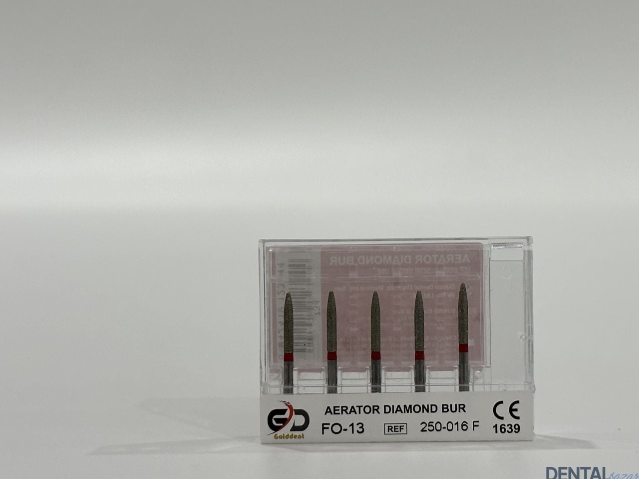 Golddent Elmas Frez FO-13 - 250-016 F - Alev (Kırmızı Kuşak)