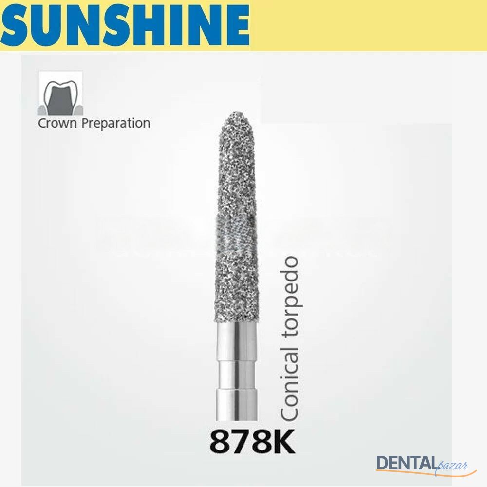 878K Elmas Konik Chamfer Frez - 5 Adet