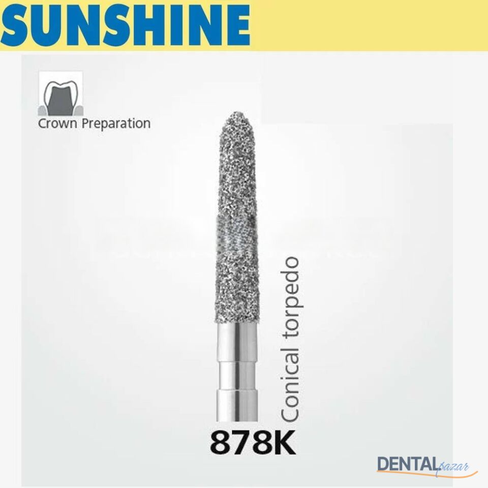 878K Elmas Konik Chamfer Frez - 5 Adet