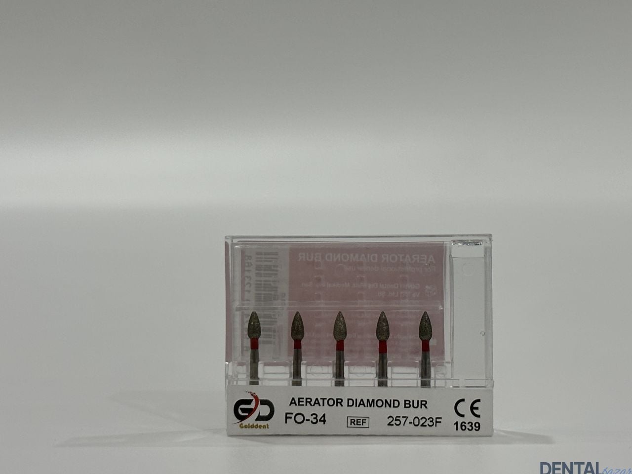 Golddent Elmas Frez FO-34 - 257-023 F - Yumurta (Kırmızı Kuşak)