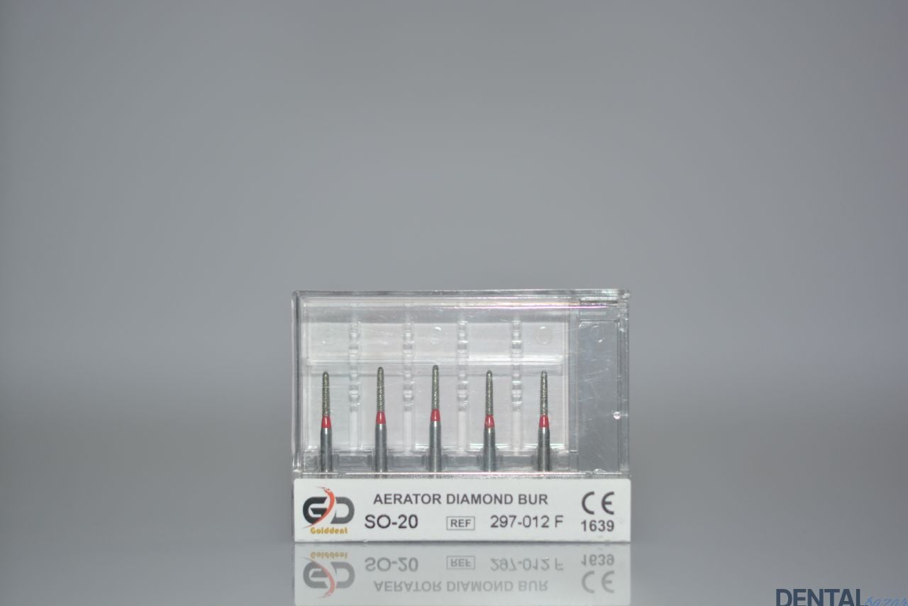 Golddent Elmas Frez SO-20 - 297-012 F - Alev (Kırmızı Kuşak)