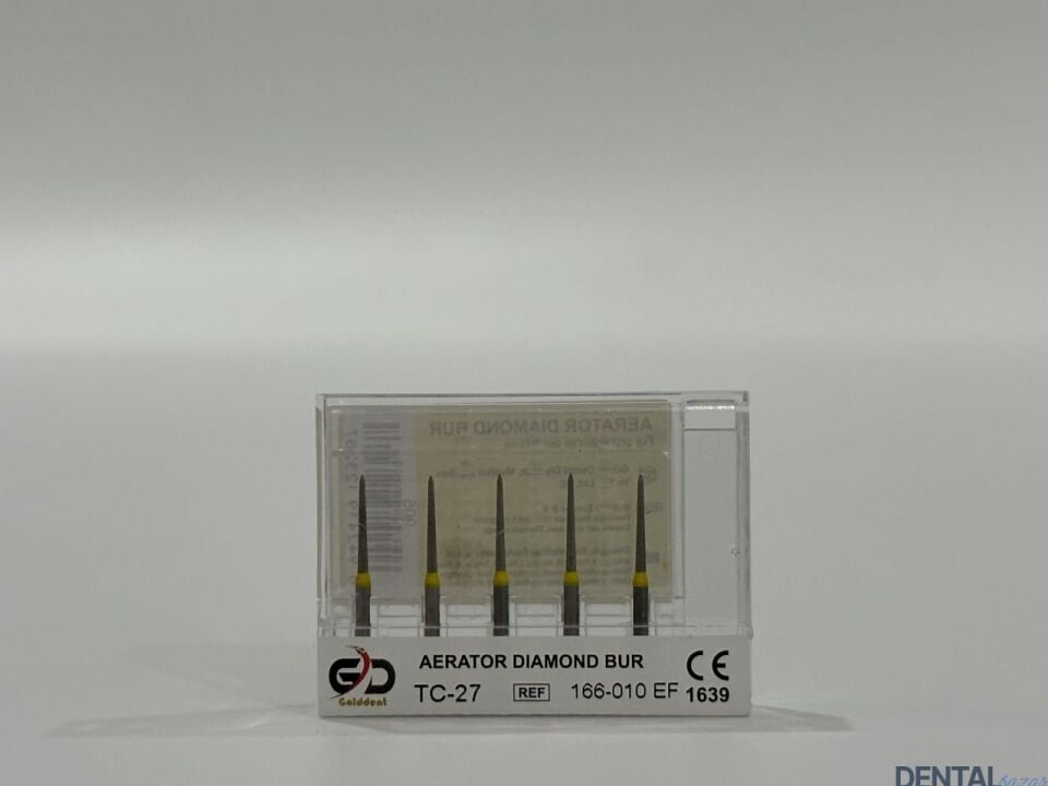 Golddent Elmas Frez TC-27 - 166-010 EF - İğne (Sarı Kuşak)