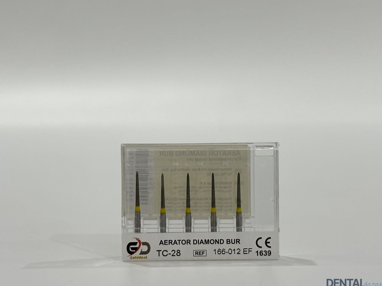 Golddent Elmas Frez TC-28 - 166-012 EF - İğne (Sarı Kuşak)