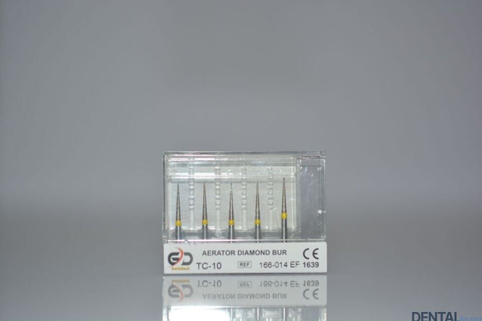 Golddent Elmas Frez TC-10 - 166-014 EF - İğne (Sarı Kuşak)
